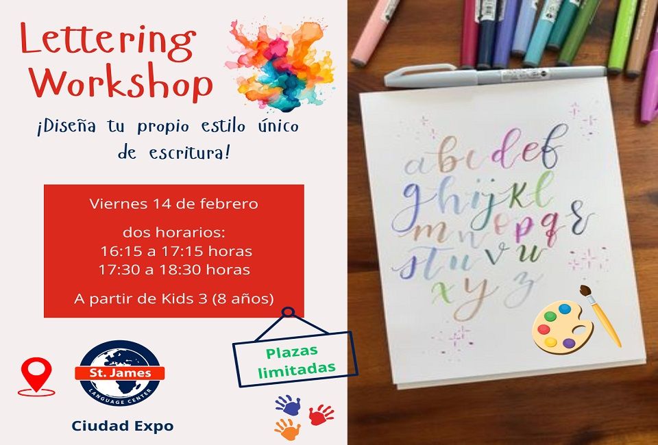 Taller de Lettering en inglés