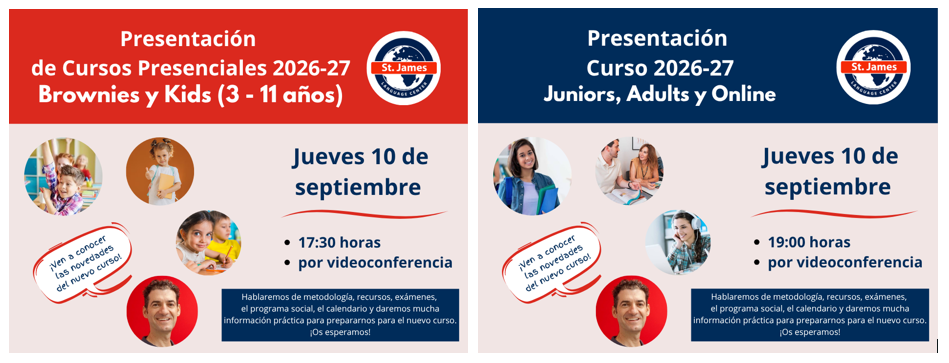 Presentación Cursos 2026-27